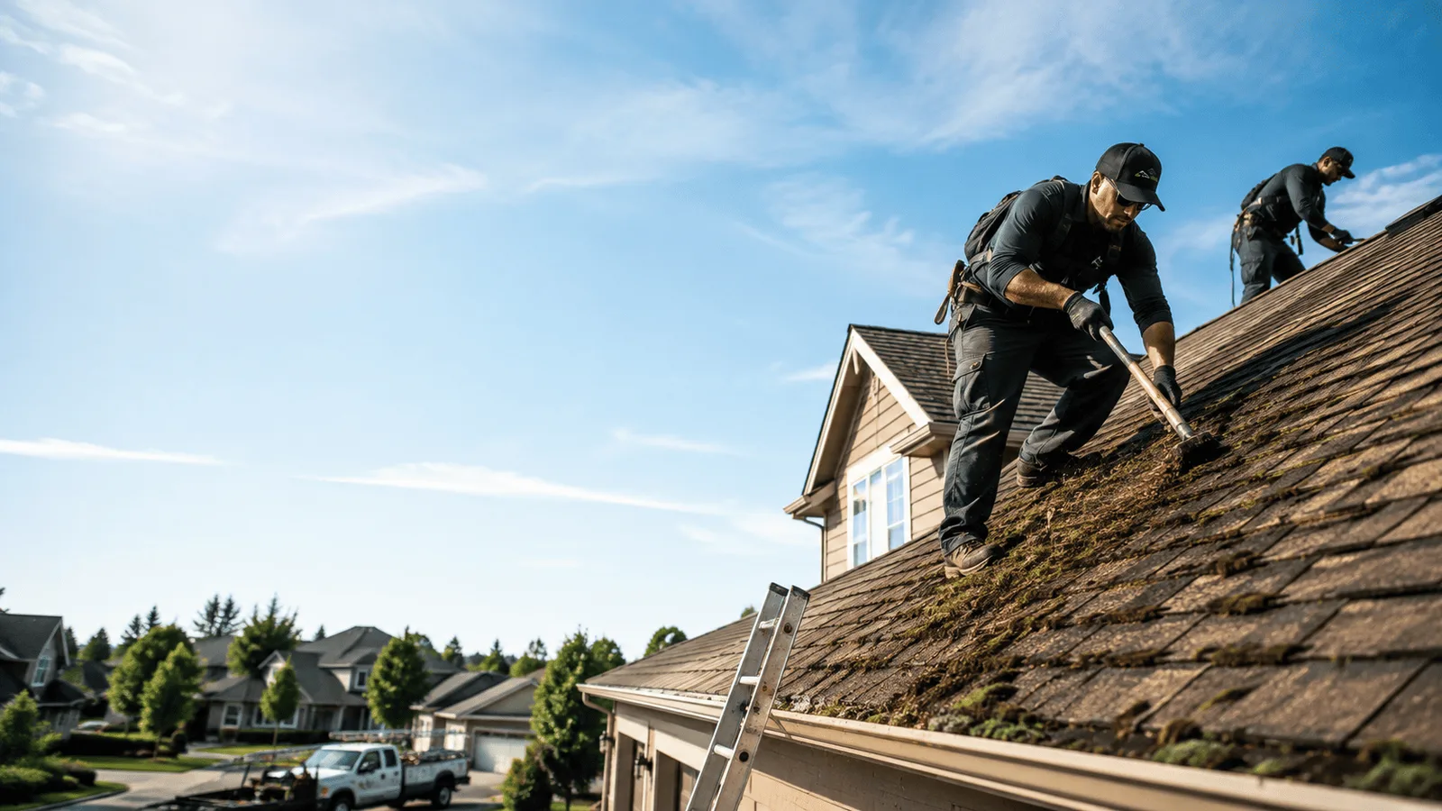 Roof Moss Removal in Batchtown, IL near me